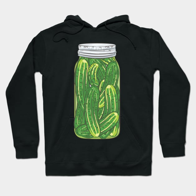 Pickle Jar! Hoodie by Jonathan Wightman